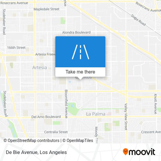 Mapa de De Bie Avenue