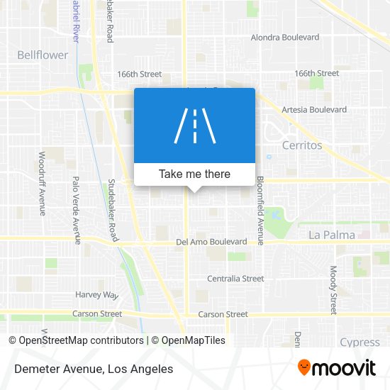 Mapa de Demeter Avenue
