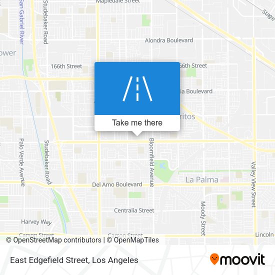 Mapa de East Edgefield Street