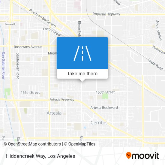 Mapa de Hiddencreek Way