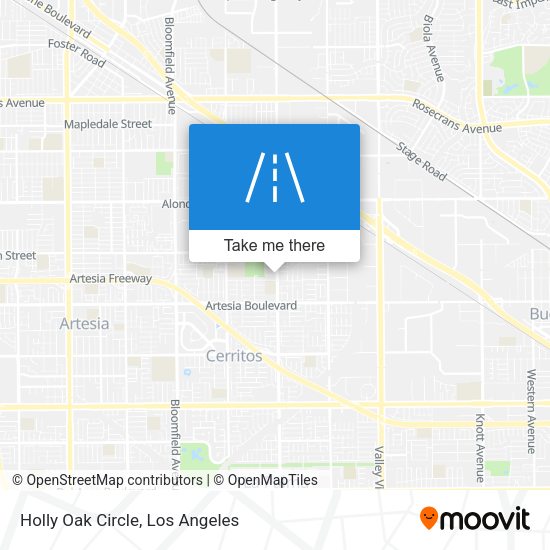 Holly Oak Circle map