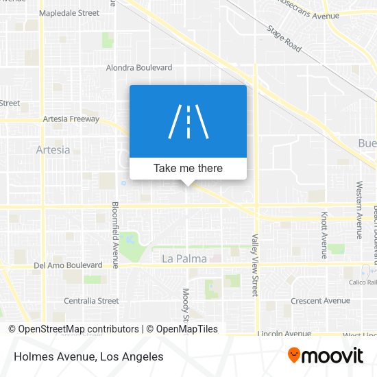 Mapa de Holmes Avenue