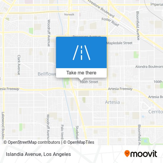 Mapa de Islandia Avenue