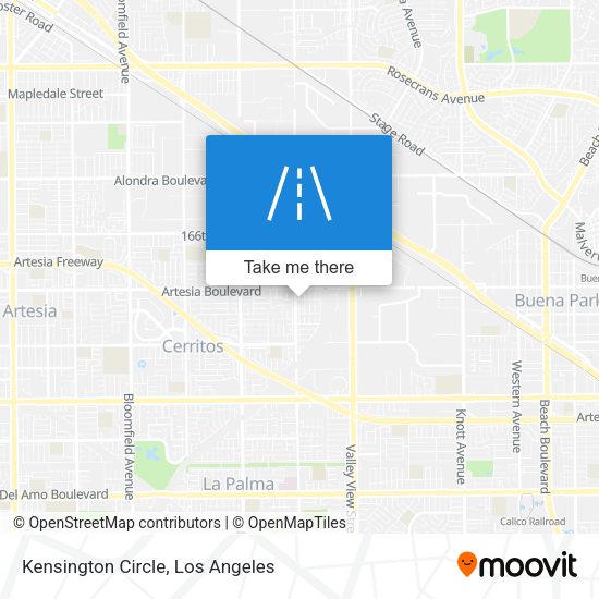 Kensington Circle map