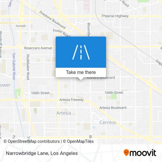 Mapa de Narrowbridge Lane