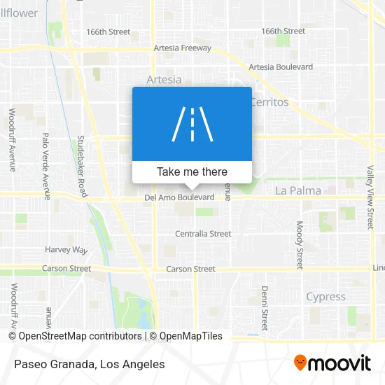 Paseo Granada map