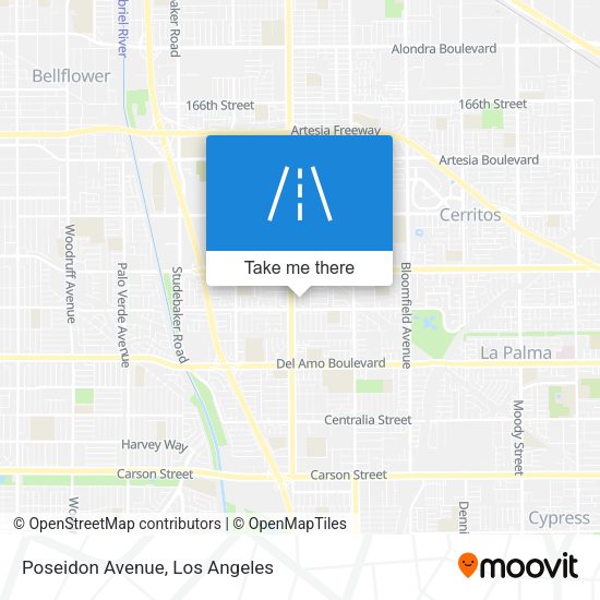 Poseidon Avenue map