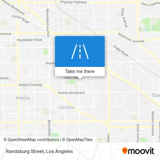 Randsburg Street map