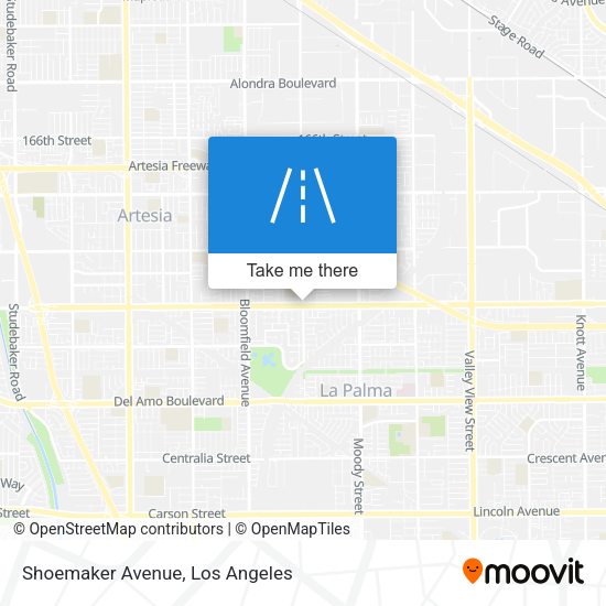 Shoemaker Avenue map