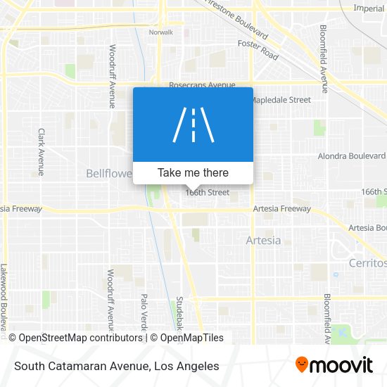 Mapa de South Catamaran Avenue