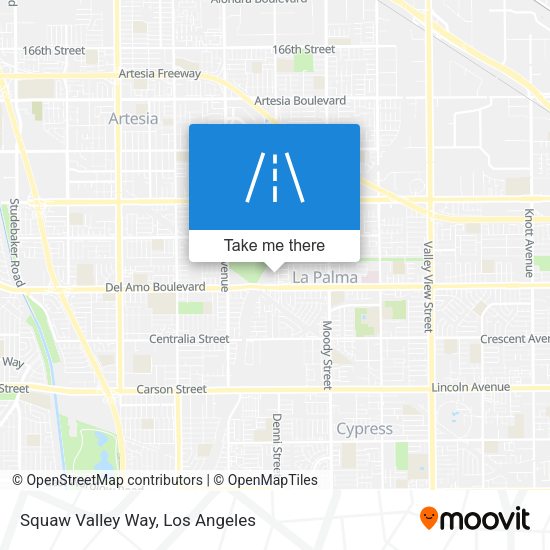 Mapa de Squaw Valley Way