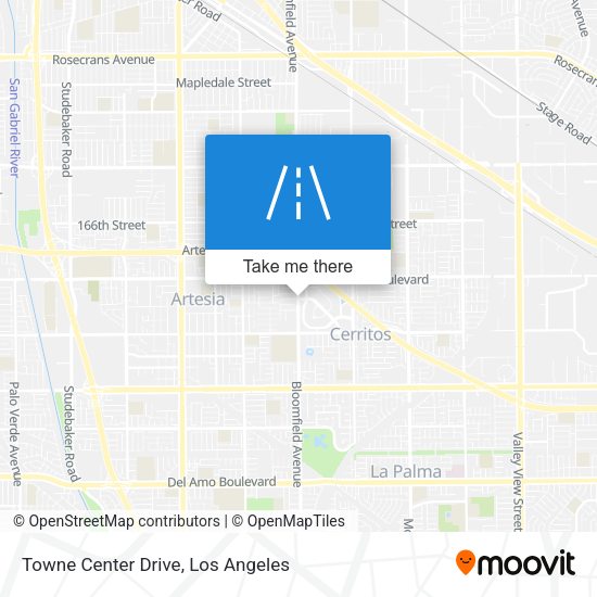 Towne Center Drive map