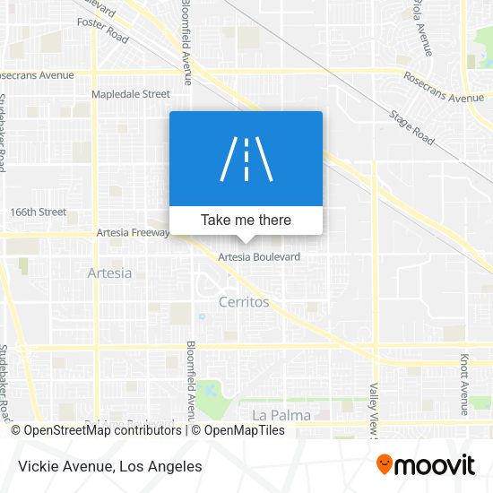 Vickie Avenue map