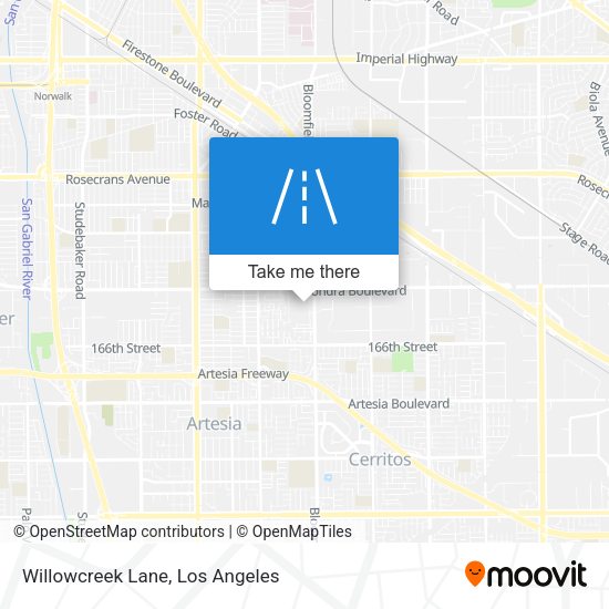 Mapa de Willowcreek Lane