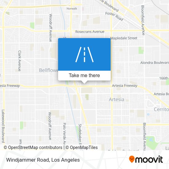 Mapa de Windjammer Road