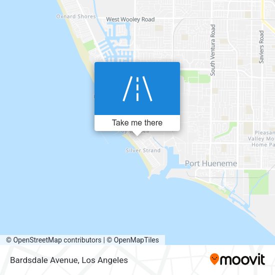 Bardsdale Avenue map