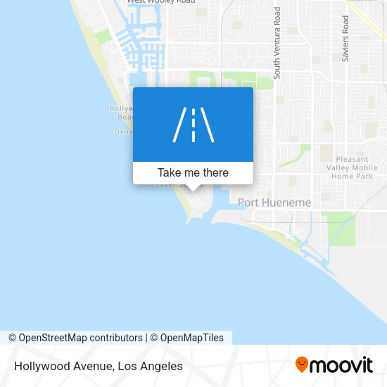 Mapa de Hollywood Avenue