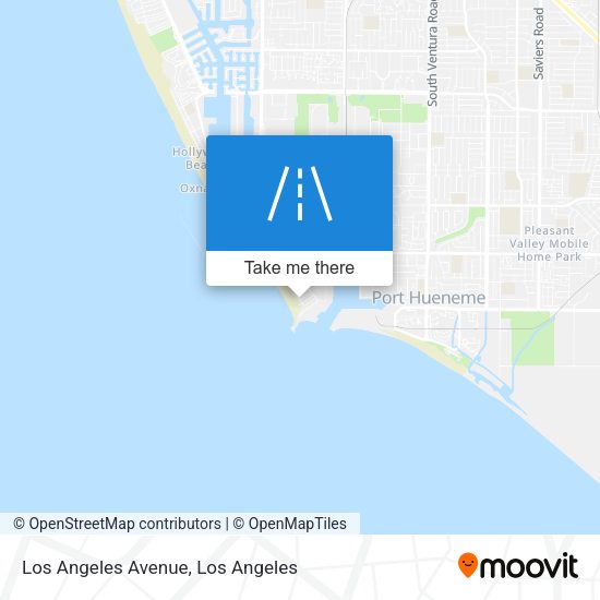Los Angeles Avenue map