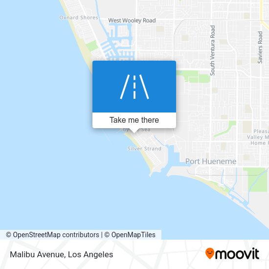 Malibu Avenue map