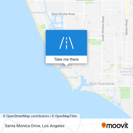 Santa Monica Drive map