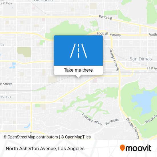 North Asherton Avenue map
