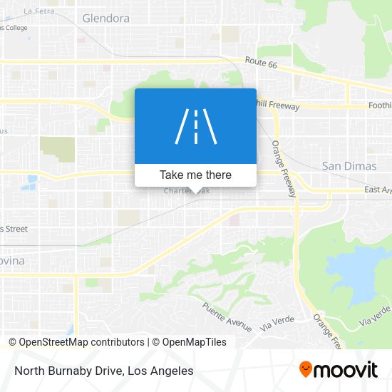 Mapa de North Burnaby Drive