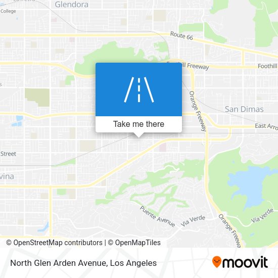 Mapa de North Glen Arden Avenue