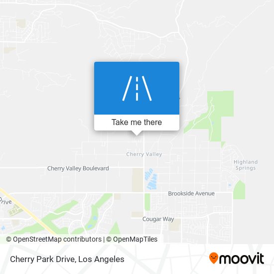 Cherry Park Drive map