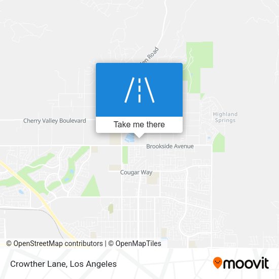 Mapa de Crowther Lane