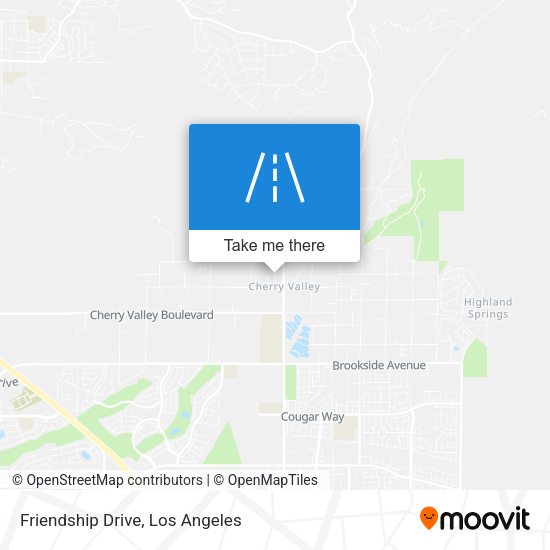 Mapa de Friendship Drive