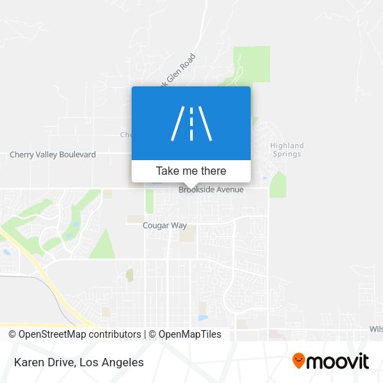 Mapa de Karen Drive