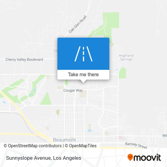 Sunnyslope Avenue map