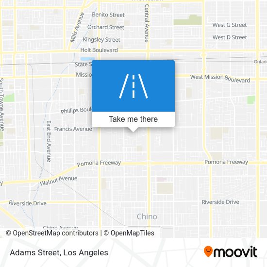 Mapa de Adams Street
