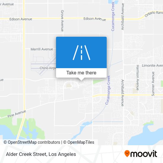 Alder Creek Street map
