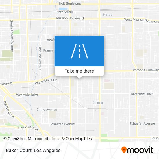 Mapa de Baker Court