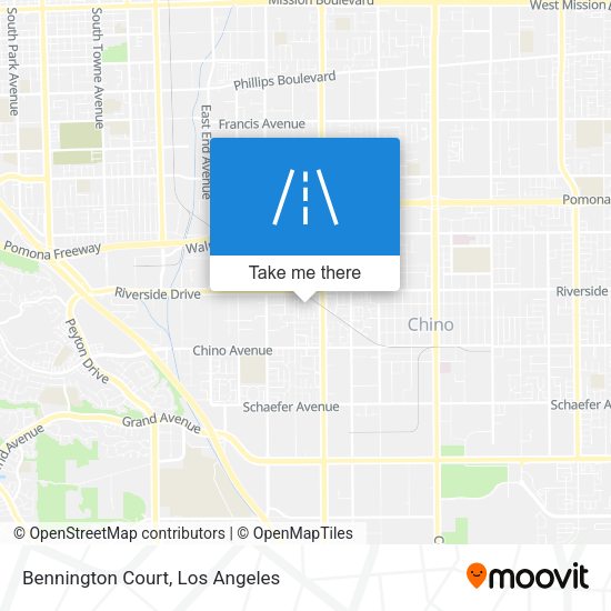 Bennington Court map