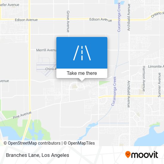 Mapa de Branches Lane