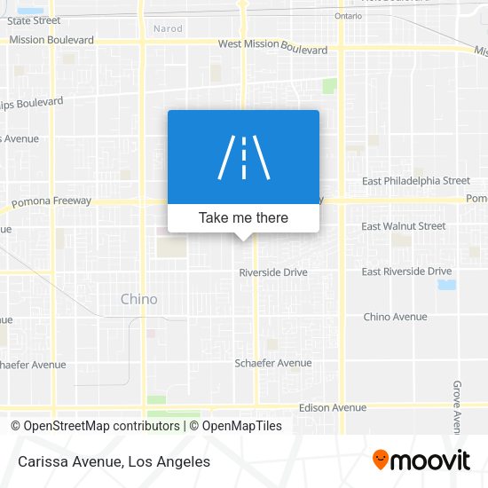 Mapa de Carissa Avenue