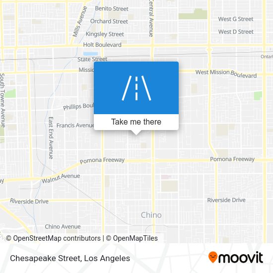 Chesapeake Street map
