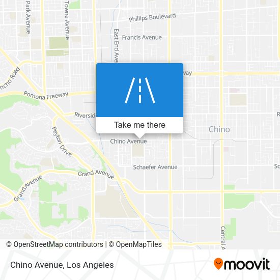 Mapa de Chino Avenue