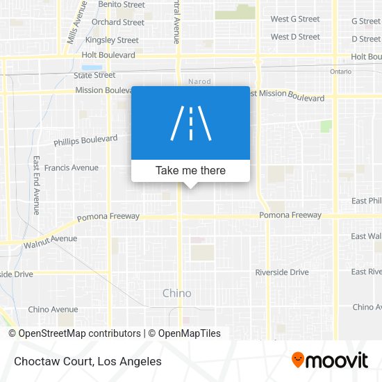 Mapa de Choctaw Court