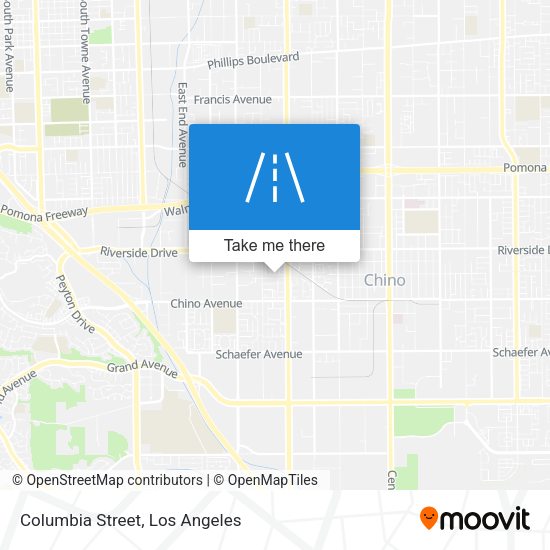 Columbia Street map