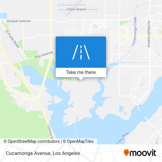 Mapa de Cucamonga Avenue