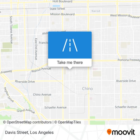Mapa de Davis Street