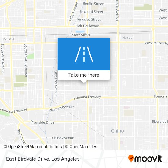 Mapa de East Birdvale Drive