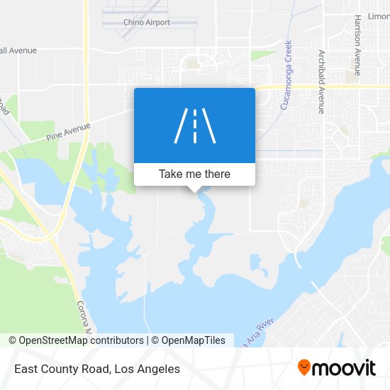 Mapa de East County Road