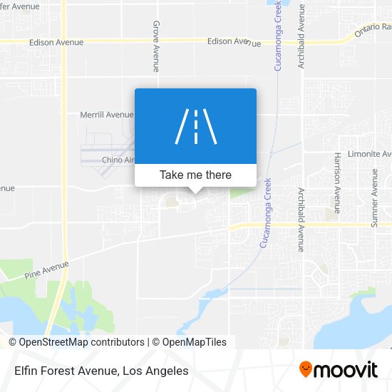 Mapa de Elfin Forest Avenue