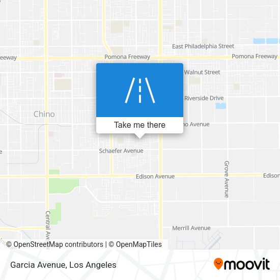 Mapa de Garcia Avenue
