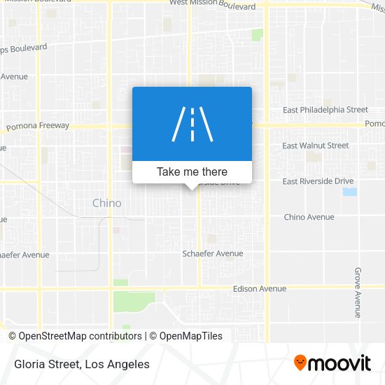 Mapa de Gloria Street