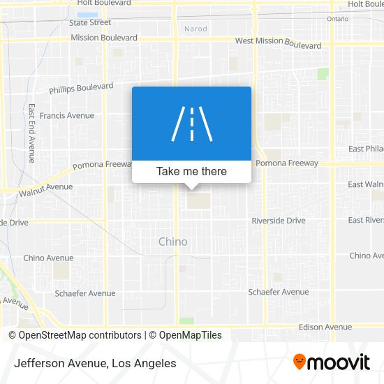Jefferson Avenue map